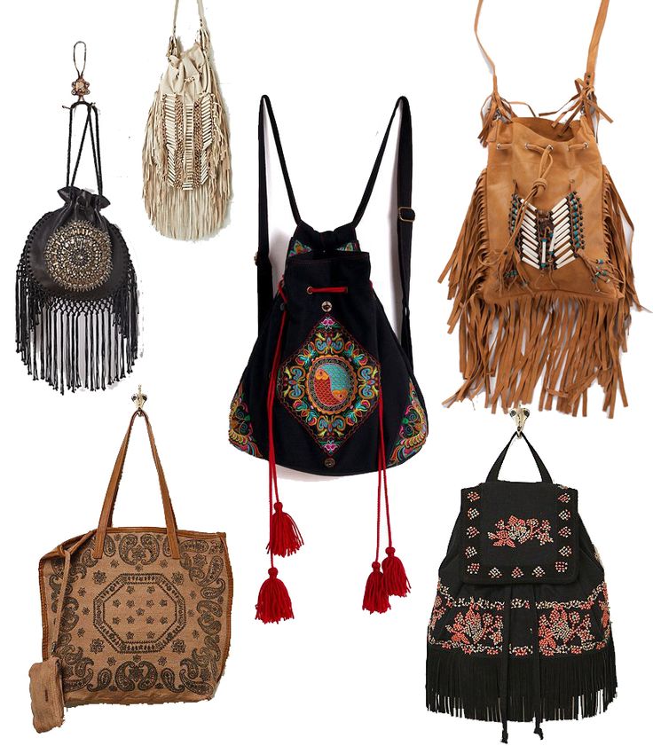 ☮ American Hippie Bohemian Style Boho Fringe Bags! 