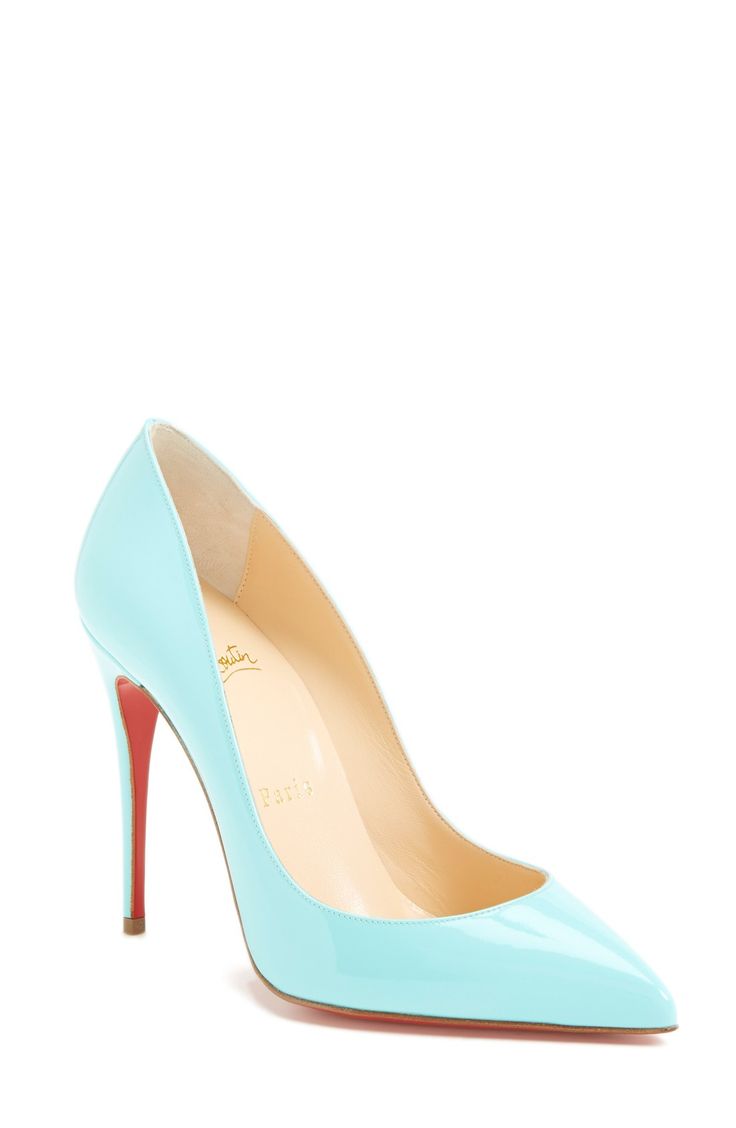 High Heels : Oh, so beautiful | Light blue Christian Louboutin pumps ...