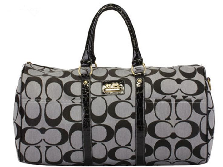 Bags & Handbag Trends : 2017 new Coach Black Gray Luggage on sale online, save up to 90% off ...