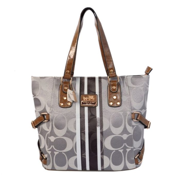 Bags & Handbag Trends : cheap Coach Poppy Gray Brown Bag on sale online, save up to 90% off ...