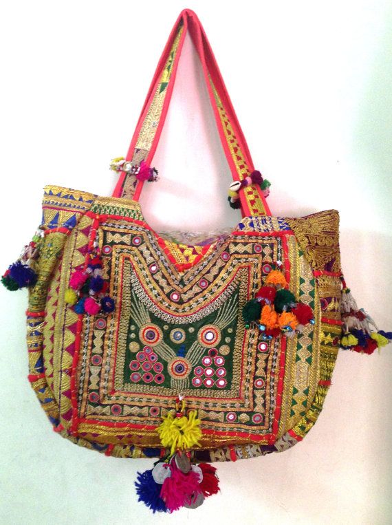 Bags & Handbag Trends : Vintage tribal kutchi banjara bag boho Indian by ROYALEJAYPORE, $99.00 ...