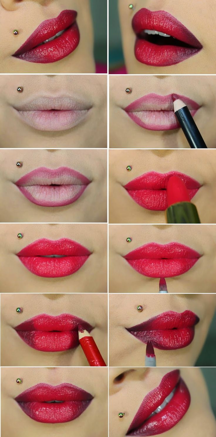 Best Ideas For Makeup Tutorials Famous Ombre Lips Tutorials Best