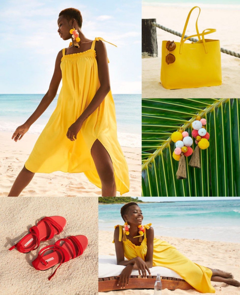 Vêtements en couleurs de la collection «Sous le soleil» de H & M